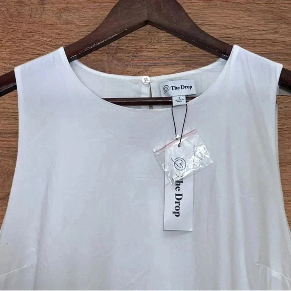 Small The Drop Women's Ilana Loose Sleeveless Wide-Hem Poplin Maxi Dress - Picture 6 of 9